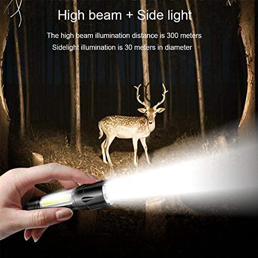 Pocket-Size Mini Portable XPE + COB LED Tactical Flashlight