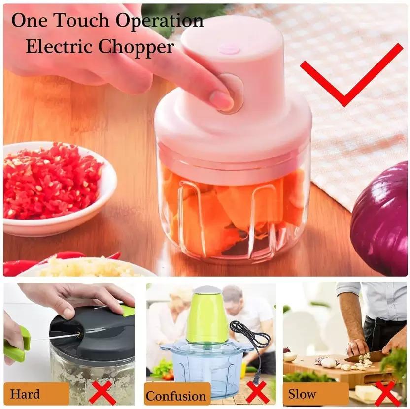 Electric Mini Food Chopper – Portable & Powerful